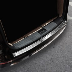 카스타 4세대 카니발 KA4 트렁크 가드 범퍼 패드 내부 외부 기스방지 보호커버 2종색상, 02.범퍼 패드 (실버)