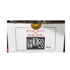 [더착한푸드]찌개된장(미화합동 3K) 식자재마트 대용량 업소용 된장 찌게된장 찌개된장 믹스된장 일식된장, 3kg 대용량 업소용 장류, 1개