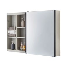 모두라이프 욕실 거울 슬라이드 수납장 상부장 UCS-128/138/148, W1200XH800XD150, 1개