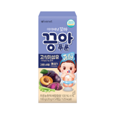 아이배냇 꼬마끙아 젤리, 30개, 3세 ~ 푸룬맛, 100g