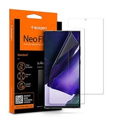 Spigen [2 조각] Galaxy Note 20 울트라 필름 풀 보호 기포 제로 LCD TPU 필름은 우수한 터치로 케이스 전체 커버를 방해하지 않고 다시 부착 될 수 있습니다 [Neoflex], 1개