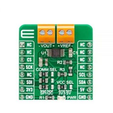 MIKROE-4332 데이터 변환 IC 개발 도구 DAC 9 클릭 DAC80501