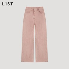 [리스트(LIST)] 워싱 스트레이트 데님 팬츠_TSMSLO52080_LP