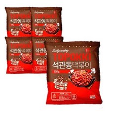 석관동떡볶이 오리지널 매운맛 520g 5개