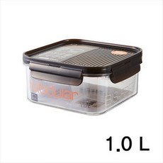 락앤락 비스프리 모듈러 정사각 밀폐용기 1.0L, 1개, 1000ml