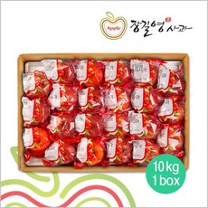 [장길영사과] 세척사과 10kg(33~50과), 없음, 상세설명 참조