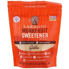 Lakanto - Golden Sweetener All Natural Sugar Substitute 235 Lakanto - 황금 감미료 천연 설탕 대체품 235g/8.29 - 2, 235g, 2개
