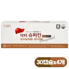 [HL사이언스] 닥터슈퍼칸 밀크씨슬&멀티비타민 4개월 GIFT, 1세트, 단품