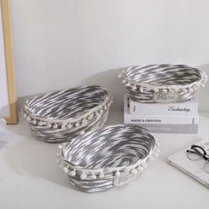 사각누빔바구니