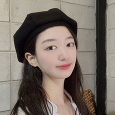이코마켓 로즈 코튼 가을 겨울 남자 여자 베레모 빵모자 팔각모 화가모자