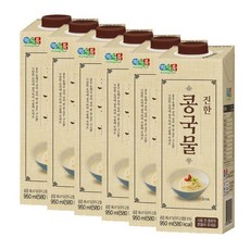 정식품 간단요리사 진한 콩국물, 950ml, 18개