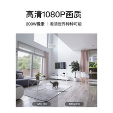 펫캠 펫 신생아 집안 아파트 현관 실시간 cctv 개미 YI 스마트 카메라 1080P 가, 01 H8 표준판+전원 연장선