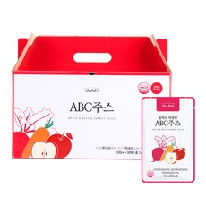 dwbh 사과 비트 당근 국내산100% 저온착즙 ABC주스 100ml 30포, 1000ml