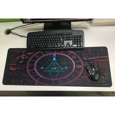 게임 Mousepad RGB 성격 수학자 디지털 LED 액세서리 컴퓨터 키보드 카펫 패드 PC 노트북 게이머 데스크 매트, [18] NO RGB 400X900X2MM