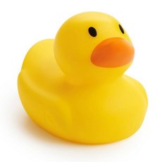 먼치킨® 화이트 핫® 세이프티 배스 덕키 장난감 옐로우, Bath Ducky, 1 Count (Pack of 1), 1개