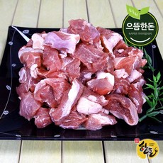 [으뜸한돈] 국내산 냉장 찌개용 돼지고기 500g, 1개