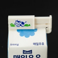 2P 팩음료 밀봉기 밀봉클립 봉투집게, 2개, 상세페이지 참조