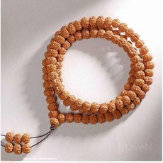 루드락샤 염주 불교 무속 소원성취 목걸이 팔찌 행운의부적 염주팔찌, 8mm, C