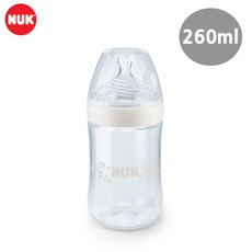 IT43016 누크네이쳐센스 PP 젖병 260ml 화이트 신생아젖병 젖병 젖병건조대 아기젖병 젖병소독기 배앓이젖병 배앓이방지젖병 젖병세척솔 젖병솔 공갈젖꼭지, 단일 젖꼭지 단계