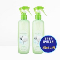 네이처 리퍼블릭 매끈매끈 때샤워 코튼 각질제거 때필링 바디스크럽, 250ml, 2개