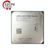 AMD A10-Series A10-9700E A10 9700E 중고 쿼드 코어 CPU AD9700AHM44AB / 소켓 AM4 satmak 3.0 GHz, 한개옵션0