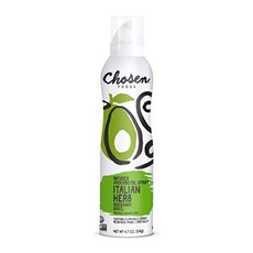이탈리안 허브 아보카도 오일 스프레이 134g (NON-GMO) 유 Chosen Foods Italian Herb Avocado Oil Spray, 1개