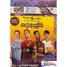 2020 21 Panini Adreallyn XL English Premier League 축구 수집가 앨범 게임 보드 가이드 체크리스트 24 장의 카드 (2) 독점 카드로 봉인 된 스타터 키트! Wowzzer!, 본상품