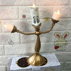 앤틱촛대 인테리어캔들 홀더 미녀와 야수 촛대 양초 beast belle lumiere, 없음