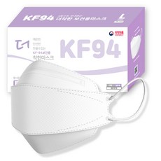 KF-94 더착한 보건용 황사방역용 마스크, 50매, 1box, KF-94 화이트