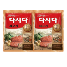 명품 다시다 골드 쇠고기, 2개, 400g