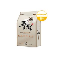 풍월 프리미엄 대형견 사료 20kg 오리 강아지 (사은품), 프리미엄 강아지 사료 5kg(임의간식)
