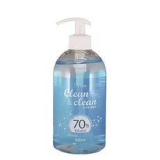 [오릭스(Oriox)] Clean&Clean 손소독 청결제 520ml 에탄올 70% 의약외품, 6개