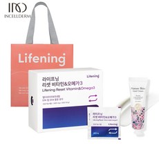 인셀덤<정품 QR보장> 하루비타민 오메가3 선물용쇼핑백, 1박스, 30포