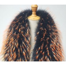 천연모피넥워머