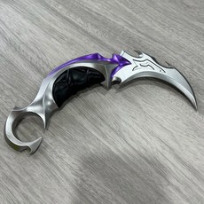 카람빗 정글도 캠핑나이프 발로란트 프라임 카라빗 전술 칼 근접 PVC 코스프레 게임 무기 모델 // 2.0 컬렉션 사무라이 소드 카타나 아이 장난감, [06] Reaver Karambit