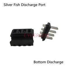 전기자전거 악세사리24V 전기 배터리 박스 커버 빈 은색 알루미늄 하우징 액세서리, 12 Discharge Port, 한개옵션1, 1개