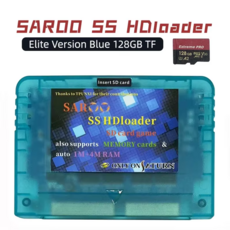 레트로게임기 고전게임 오락실게임기 옛날게임 SAROO SS 확장 범용 TF SD 카드 직접 읽기 디스크 프리 HDlo HDLo 에뮬레이터 1M 4MB 가속기 2024 신제품 고전게, 16 Elite Blue 128GB, 한개옵션2