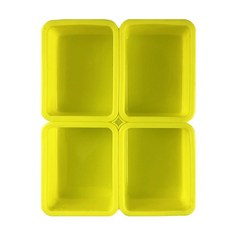 실리콘 비누 몰드 초콜릿 몰드 붙지 않는 주방 베이킹 팬 퐁당 몰드 5가지 주방 베이킹 캔디 젤리 모양, 직사각형, 1개