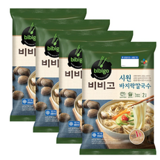 비비고 시원 바지락 칼국수 642g 4개 총 8인분 바지락칼국수