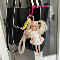 비비 인형 키링 옷 백꾸 가방 꾸미기 리본 백참 로프 퓨어원피스