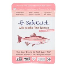 Safe Catch - Wild Albacore Tuna Canned - 5 oz. Safe Catch - 통조림으로 만들어진 야생 날개다랑어 - 5 oz., 141g, 1개