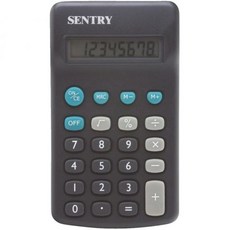 센트리 듀얼 파워 계산기(CA338), Black, 1개