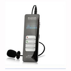 블루투스 보이스 레코더 휴대 전화 녹음 통화 사운드 활성화 VOX VOS 암호 보호 MP3 재생|디지털 음성 녹음기|, 1개, 단일, 단일