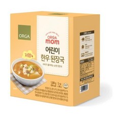 ORGA 저염 어린이 한우 된장국 200gx5입, 200g, 2개