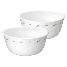 코렐 올리브가든 면기, 혼합색상, 2개 화이트, 2개