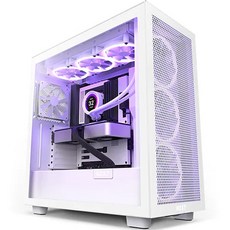 NZXT H7 Flow Matte White 미들타워 케이스