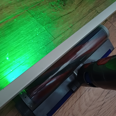 리고다 먼지가 보이는 LED 레이저 라이트 조명 청소기, 1개