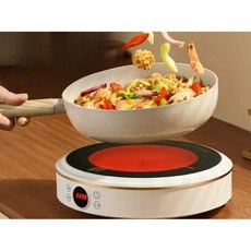 전기 하이라이트 스마트 배터리 자취방 1구 인덕션, 붉은삼환단로-2200W
