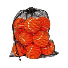 URBEST 테니스 공 Tennis ball 초보자 플레이어를 위한 훈련 ball 연습 공 메시 휴대용 가방 포함 애완 동물 강아지 놀이 블루 가성비 추천 미국직구, Orange