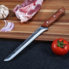 JYi 스테인레스 스틸 주방 햄 칼 고기 생선 초밥 칼 야채 절단 수박 슬라이스 칼 도구, 1개